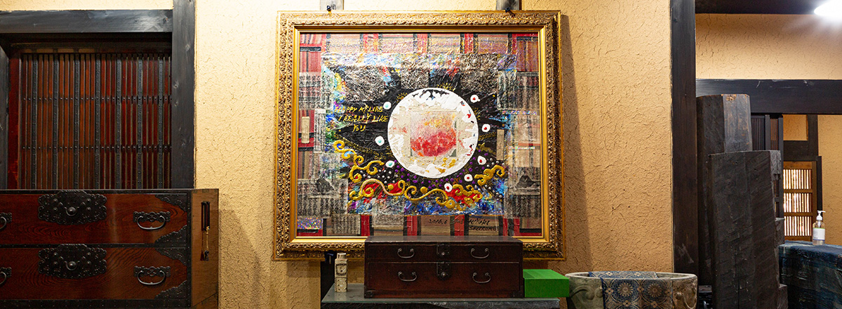 鰉庵｜【エンペラーフィッシュ】愛媛県今治市で世界に一つだけの絵画を販売